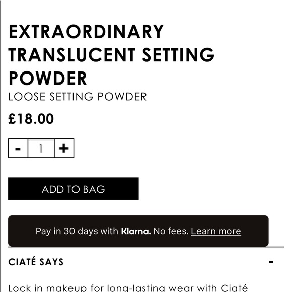 Ciaté Extraordinary Translucent Setting Powder - Picture 2 of 8